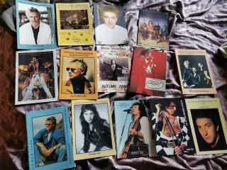 Official Queen Fan Club Programmes And Rare Christmas Fan Club Cards