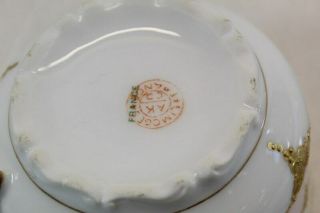 Antique French Porcelain Tea Cup & Saucer 4