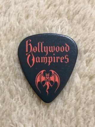 Hollywood Vampires “joe Perry” 2018 Tour Guitar Pick “rare”