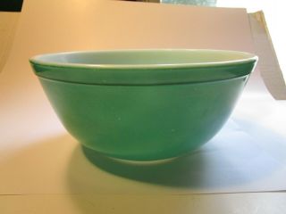 Vintage Pyrex 403 Green Primary Color Mixing Nesting Bowl 2 - 1/2 Qt
