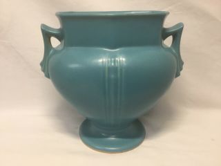 Vintage Roseville Art Pottery - Blue Russco Vase - 1934 - Rescued