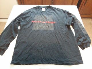 Vintage System Of A Down Black Long Sleeve Xl Shirt