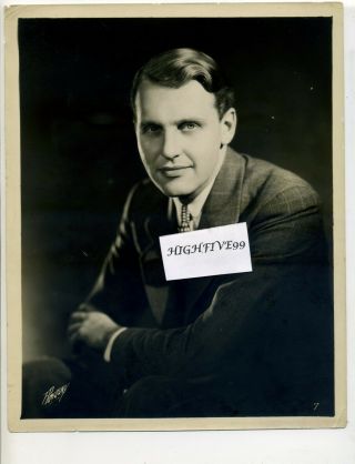Ralph Bellamy In " Young America " 1932 Vintage Studio Publicity Photo