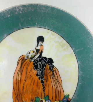 Noritake Art Deco Crinoline Lady Lustre Plate 6