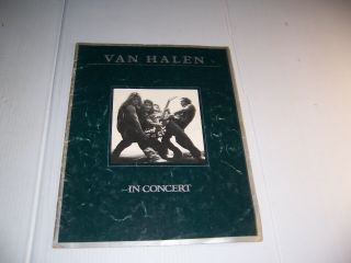 Vintage 1980 Van Halen Invasion Concert Tour Program Book
