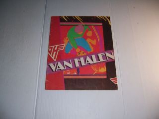 Vintage 1981 Van Halen Fair Warning Concert Tour Program Book