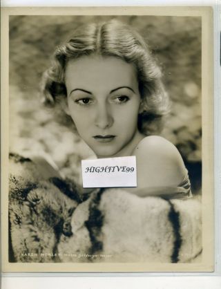 Karen Morley In " Arsene Lupin " 1932 Vintage Studio Publicity Photo