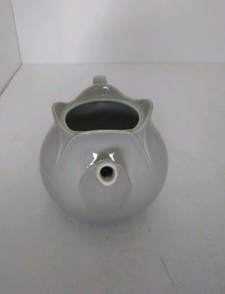 Vintage Sadler Tea Pot Tulip Shape Teapot Grey Gray Pottery England 6