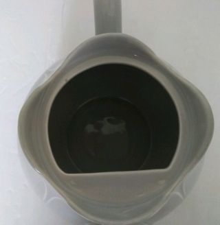 Vintage Sadler Tea Pot Tulip Shape Teapot Grey Gray Pottery England 8