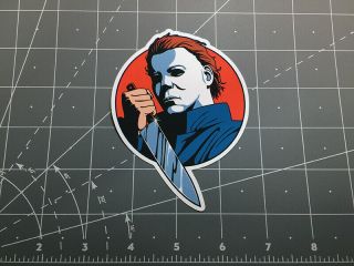Michael Myers Halloween Retro Logo Decal Sticker 80s Horror Movie Film 1980s