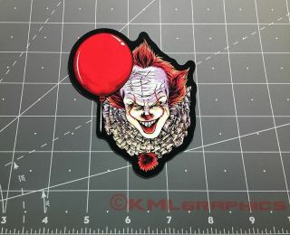 Pennywise It Decal Sticker Horror Chapter 2 Two Movie Clown Art Stephen King