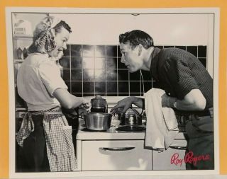 Roy Rogers And Dale Evans 8x10 Black & White Photo Print