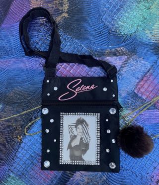 Cute Vintage Beauty Selena Quintanilla Perez Rare Tote Custom Bag Purse Bling