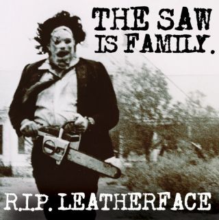 R.  I.  P.  Leatherface Texas Chainsaw Massacre Metal Fridge Magnet 0192