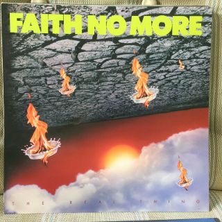 Faith No More The Real Thing 2 - Sided 12 X 12 Promo Lp Flat / Poster Rare