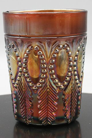 Carnival Glass,  Millersburg,  Perfection Amethyst/purpletumbler With Damage
