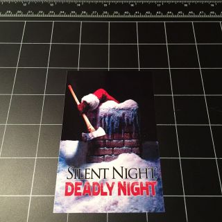 Silent Night Deadly Night 1984 Movie Vinyl Decal Sticker Christmas Horror 80s