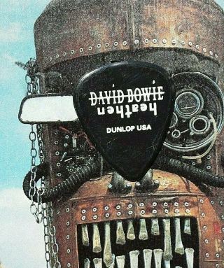 David Bowie Heathen Tour Black Guitar Pick