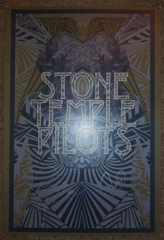Autograph Stone Temple Pilots Poster 13 X 19 By The Brothers