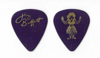 Jimmy Buffett Gold Foil/purple Tour Guitar Pick