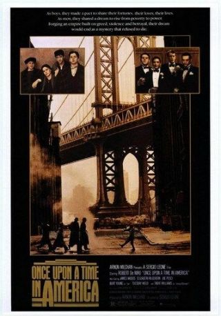 Once Upon A Time In America Movie Poster - Rare Print