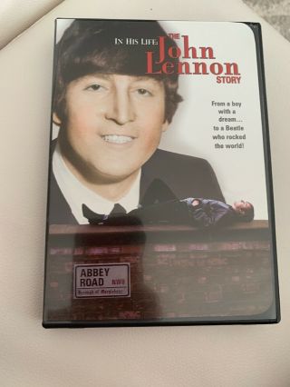In His Life: The John Lennon Story (dvd,  2001) Rare & Oop Beatles Docudrama