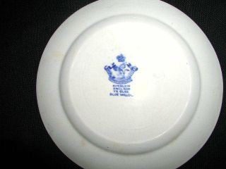 Antique Royal Staffordshire Blue Willow 6 