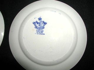 Antique Royal Staffordshire Blue Willow 6 