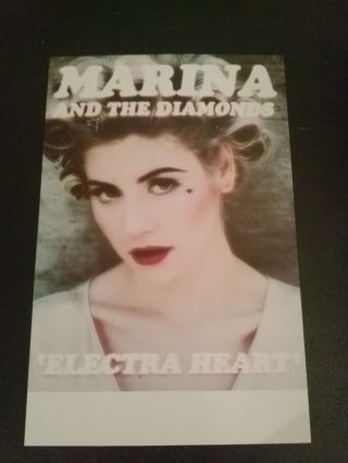 Marina And The Diamonds Poster - Electra Heart - Indie 11x17 Double Sided