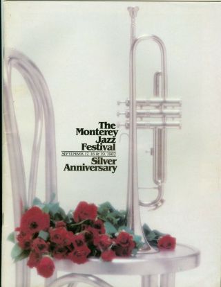 1982 Monterey Jazz Festival Program Gerry Mulligan Dizzy Gillespie Woody Herman