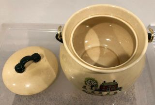 Rare Metlox Poppytrail Homestead Kettle Bean Pot Soup Casserole W Lid 3