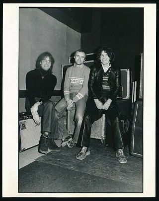 Large 1970’s Photo Genesis - Phil Collins Progressive Rock Band