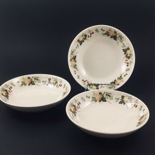 Royal Doulton Miramont 6 3/4 " Coupe Cereal Bowls Set Of 3 Vintage