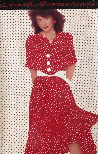 Vintage 1982 Linda Ronstadt Get Close Promo Poster 24 X 36 Electra Asylum