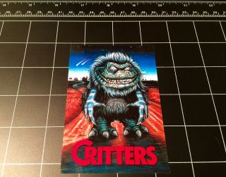 Critters 1986 Movie Logo Vinyl Decal Sticker 80s Horror Halloween Monster