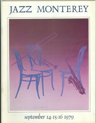 1979 Monterey Jazz Festival Program Dizzy Gillespie Dr John Stan Getz Buddy Rich
