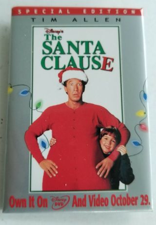 Tim Allen The Santa Clause Promotional Pin Button Badge