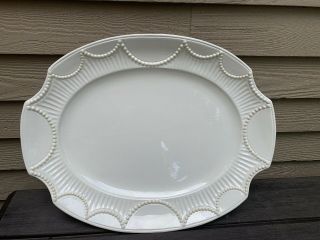 Lenox Butlers Pantry 20 " Extra Large Oval Platter Tray Italy