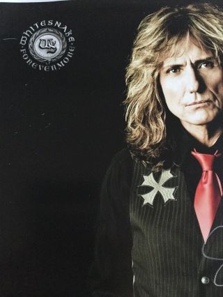 David Coverdale Of Whitesnake Signed Fovermore Poster 24’ X 18’ 3
