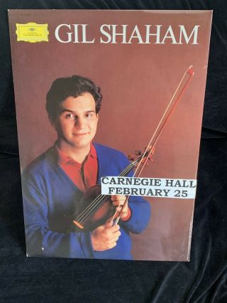 Gil Shaham Violin - Large Dg Promo Store Display Wall/counter Poster