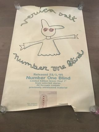 Veruca Salt 1995 Subway Sized Number One Blind Promo Poster 40”x60” Some Tears