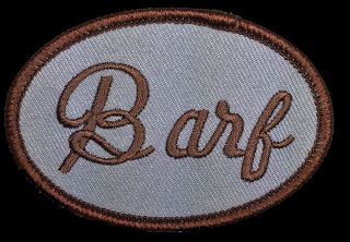 Spaceballs Movie Barf John Candy Embroidered Iron On 3.  0 Inch Barf Mog Patch