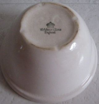 antique ironstone mixing bowl - W.  Adams & Sons 2
