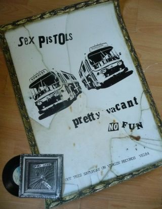 Sex Pistols Pretty Vacant Posters Punk Rock Seditionaries 1977