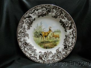 Spode Woodland Mule Deer,  England: Dinner Plate (s),  10 3/4 ",  Box