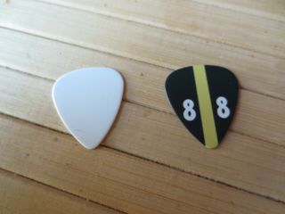 Two Pittsburg concert Guitar Picks from Pearl Jam 2