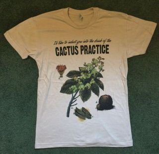 Tori Amos Cactus Practice Night Of Hunters Tour T - Shirt - Size Small