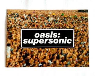 Oasis Supersonic Japan Movie Program Book 2016 Mat Whitecross Liam Gallagher