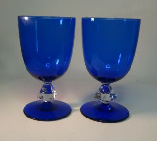 Bryce 2 Aquarius Cobalt Water Goblet 5 3/4 "