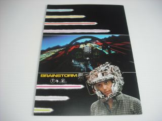 RARE Brainstorm Japan Movie Program Japanese Brochure Book Christopher Walken 2